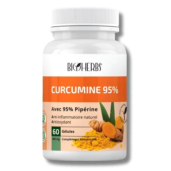 BIOHERBS - CURCUMINE 95% 60 GELULES pour Compléments Alimentaires