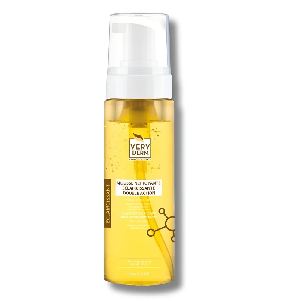 VERY DERM - MOUSSE NETTOYANTE ECLAIRCISSANTE DOUBLE ACTION 200ML po...