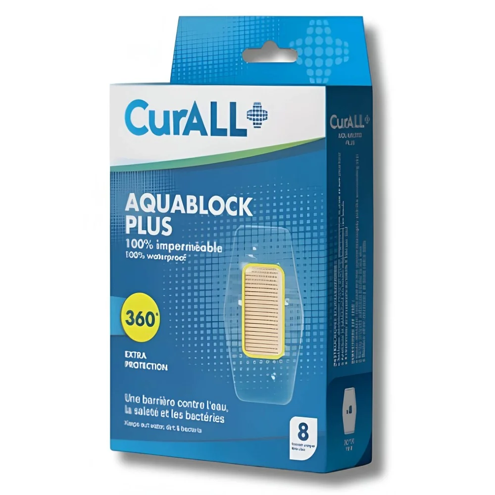 CURALL - AQUA BLOCK PLUS ONE SIZE BOITE DE 8 pour Produits Paramédi...