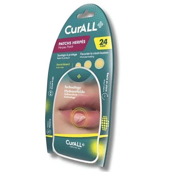 CURALL - PATCHS HERPES BOITE DE 24 pour Produits Paramédicaux