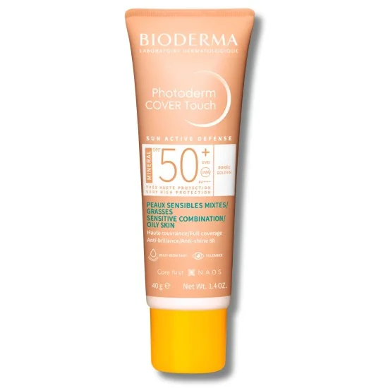 BIODERMA PHOTODERM COVER TOUCH - MINÉRAL TEINTE DORÉE SPF50+ 40ML p...