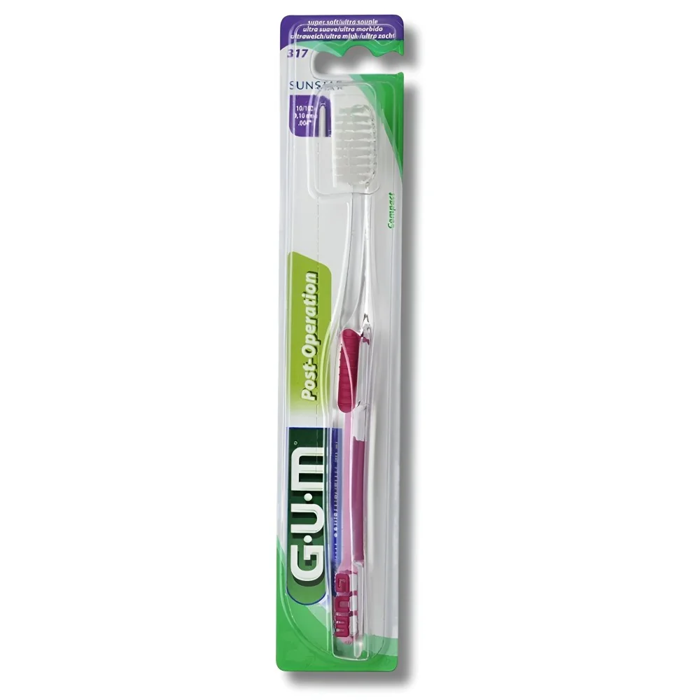 GUM - BROSSE À DENTS POST OPERATION ULTRA SOUPLE COMPACT 317 pour B...