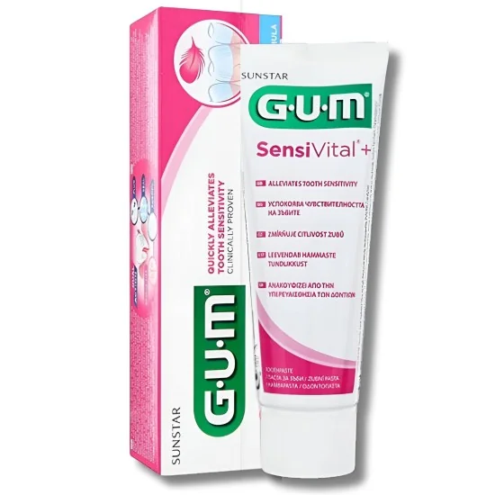 GUM DENTIFRICE SENSIVITAL 75ML pour Hygiène