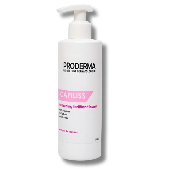 PRODERMA CAPILISS - SHAMPOING FORTIFIANT LISSANT TOUS TYPES DE CHEV...