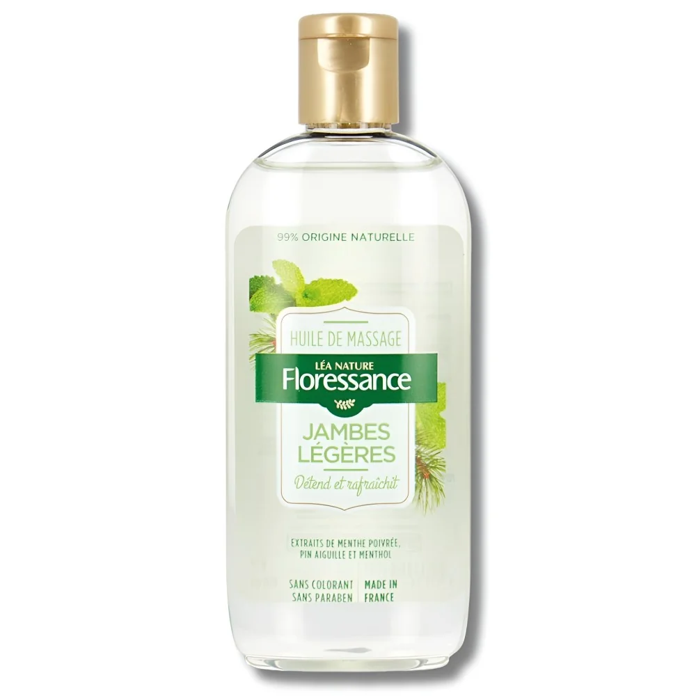 FLORESSANCE - HUILE DE MASSAGE JAMBES LEGERES 150ML pour Soins