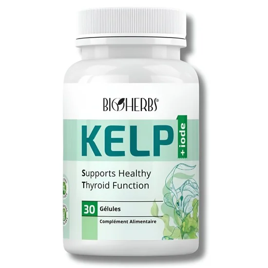 BIOHERBS - KELP IODE 30 GELULES pour Compléments Alimentaires