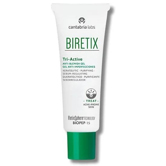 BIRETIX - GEL TRI-ACTIVE ANTI IMPERFECTIONS ANTI BRILLANCE 50ML pou...