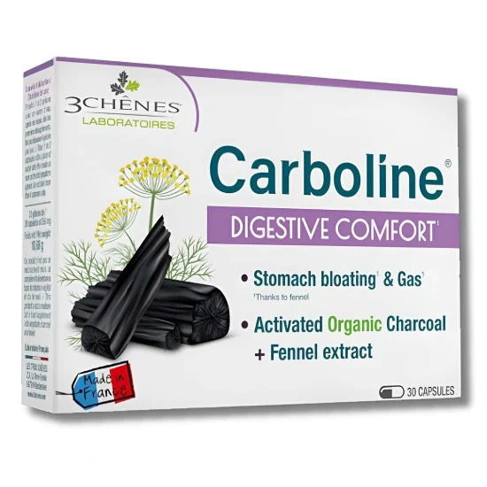 3 CHENES - CARBOLINE CONFORT DIGESTIF 30 COMPRIMES pour Compléments...