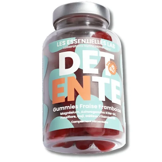 LES ESSENTIELLES LAB - DETENTE ANTI STRESS 60 GUMMIES pour Compléme...