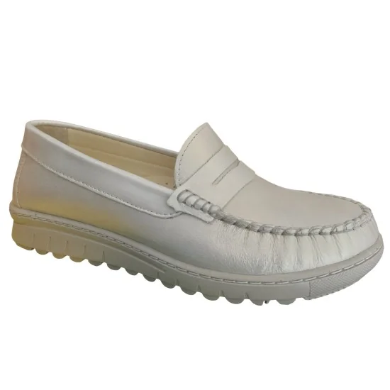 STI LIGHT - MOUCASSINS ORTHOPEDIQUES DORÉS FEMME pour sabots et cla...