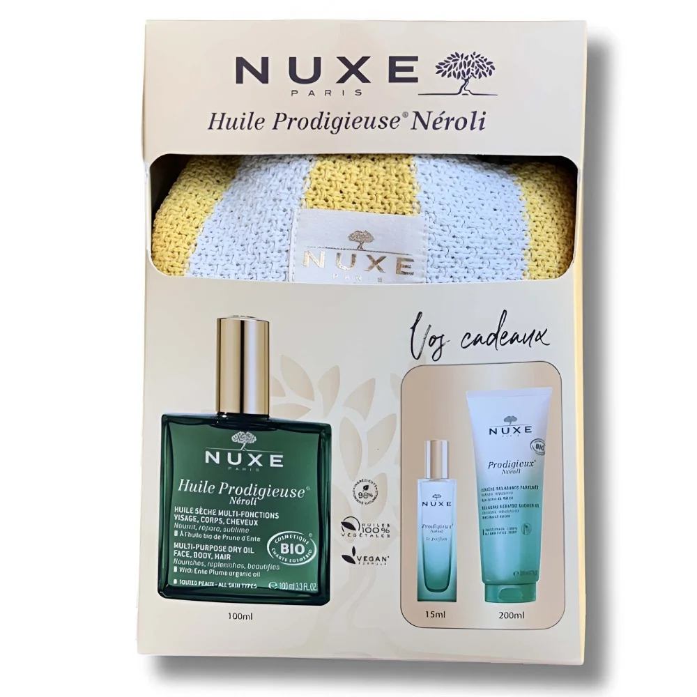 NUXE - HUILE PRODIGIEUSE NEROLI 100ML+ PRODIGIEUX DOUCHE NEROLI 200...