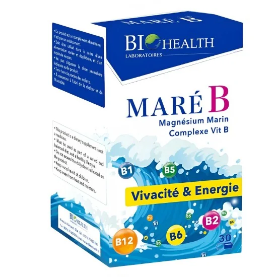 BIOHEALTH - MARE B 30 GELULES pour Compléments Alimentaires