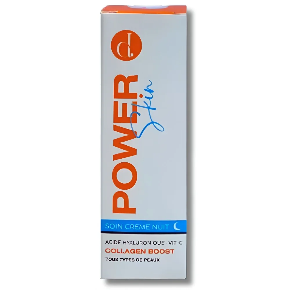 ODA POWER SKIN - SOIN CREME NUIT VITAMINE C 50 ML pour Beauté