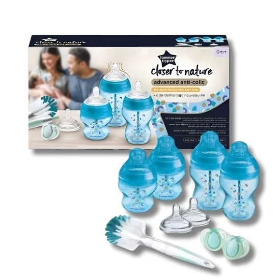 TOMMEE TIPPEE - ADVANCED ANTI-COLIQUE KIT DE NAISSANCE BLEU pour Ma...