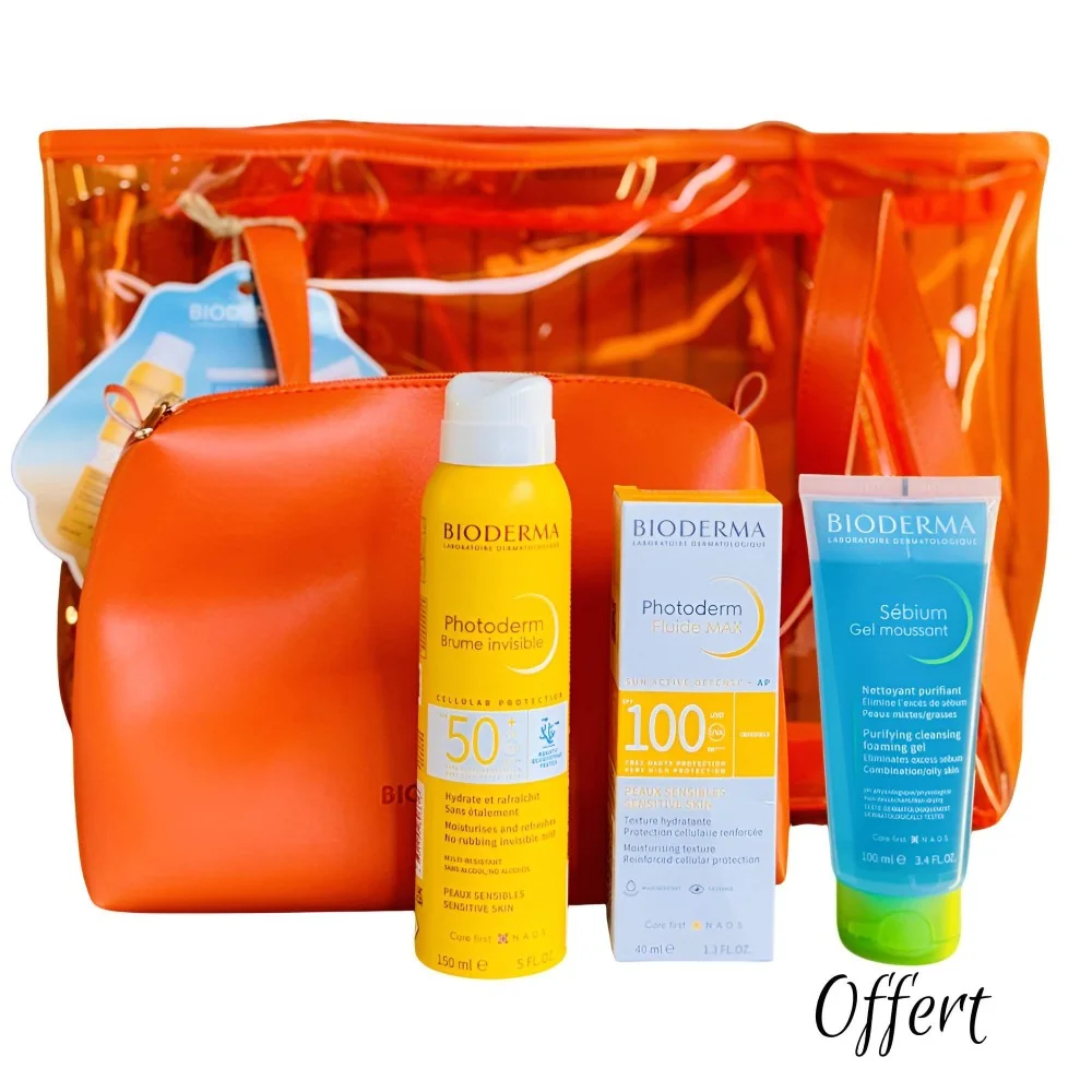 BIODERMA - SAC PHOTODERM BRUME INVISIBLE SPF50+ 150ML+FLUIDE MAX SP...