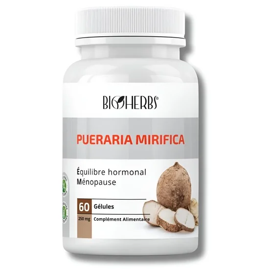 BIOHERBS - PUERARIA MIRIFICA 60 GÉLULES pour Compléments Alimentaires