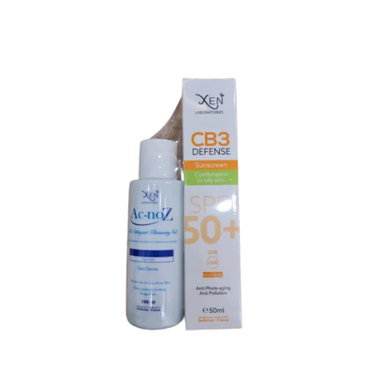 XEN CB3 DEFENCE ECRAN SOLAIRE INVISIBLE SPF50+ PEAUX GRASSES pour S...