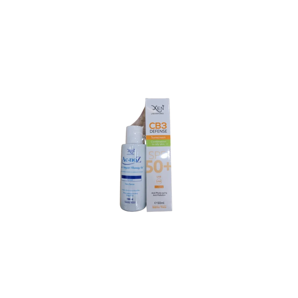XEN CB3 DEFENCE ECRAN SOLAIRE INVISIBLE SPF50+ PEAUX GRASSES pour S...