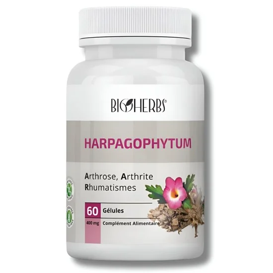 BIOHERBS - HARPAGOPHYTUM 60 GELULES pour Compléments Alimentaires