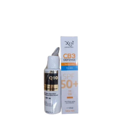 XEN CB3 DEFENCE ECRAN SOLAIRE INVISIBLE SPF50+ PEAUX SECHES pour So...