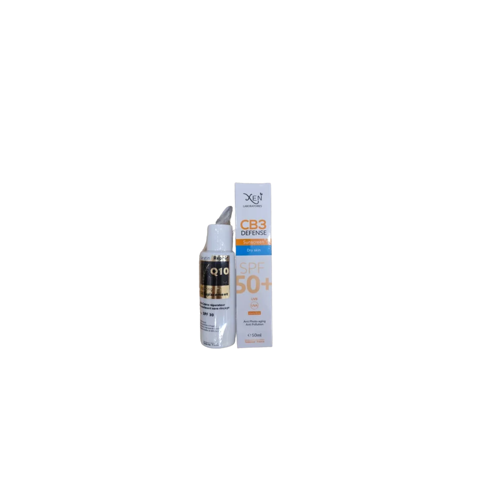 XEN CB3 DEFENCE ECRAN SOLAIRE INVISIBLE SPF50+ PEAUX SECHES pour So...