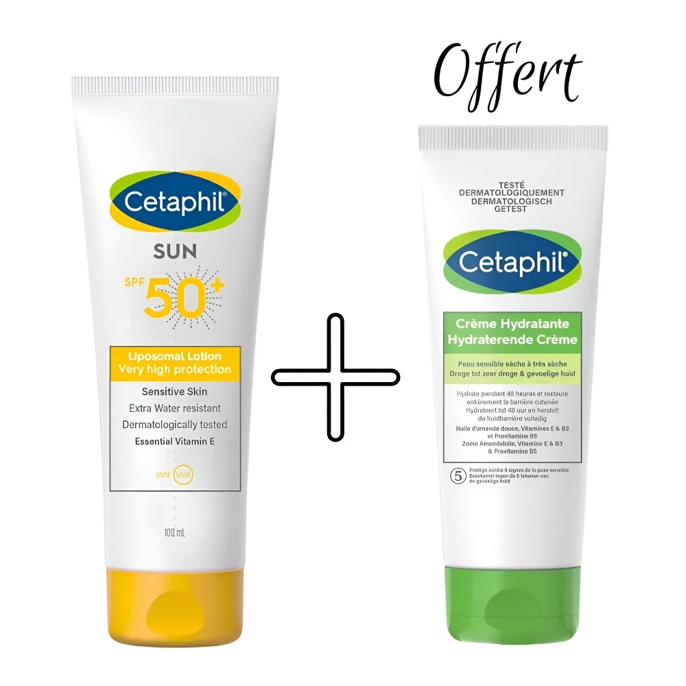 CETAPHIL - PACK PEAU PROTÉGÉE ET HYDRATÉE pour Nos Promotions