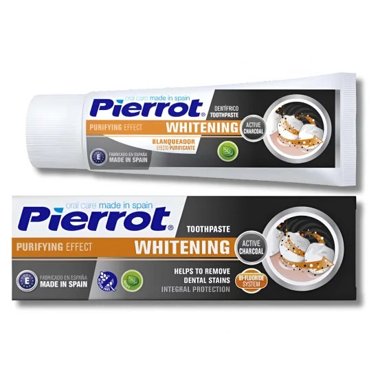 PIERROT - DENTIFRICE BLANCHISSANT CHARBON 75ML pour Hygiène