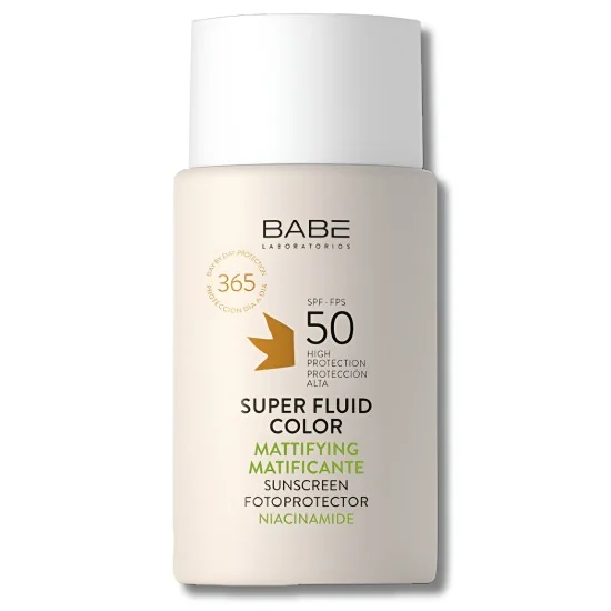 BABE - SUPER FLUID COLOR MATIFIANT SPF50 50ML pour Beauté