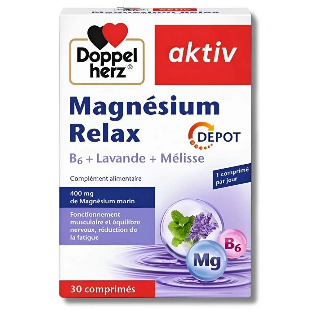 AKTIV - MAGNESIUM RELAX 30 COMPRIMES pour Compléments Alimentaires