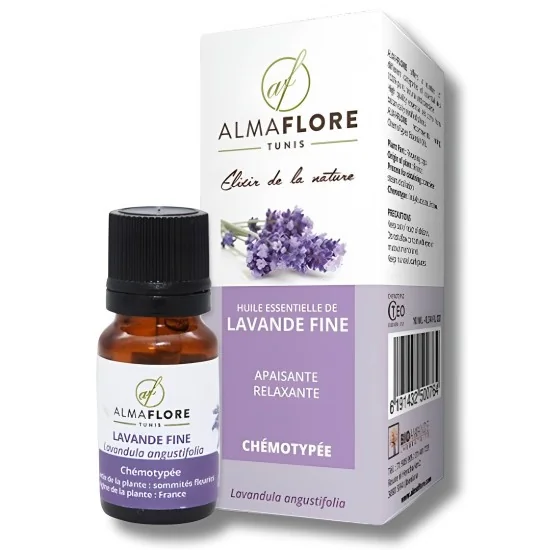 ALMAFLORE - HUILE ESSENTIELLE DE LAVANDE FINE 10ML pour Soins