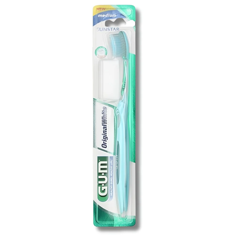 GUM - BROSSE A DENTS ORIGINAL WHITE MEDIUM COMPACTE 563 pour Hygiène