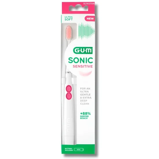 GUM SONIC SENSITIVE - BROSSE À DENTS ÉLECTRIQUE 4101 pour Hygiène