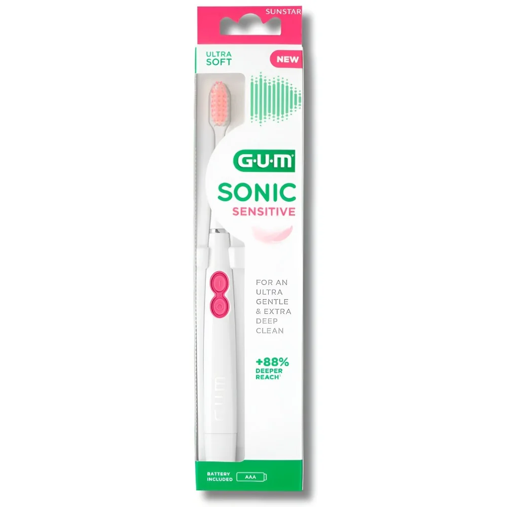 GUM SONIC SENSITIVE - BROSSE À DENTS ÉLECTRIQUE 4101 pour Hygiène