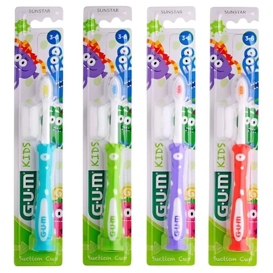 GUM - BROSSE À DENTS KIDS SOUPLE 3-6 ANS 901 pour Hygiène