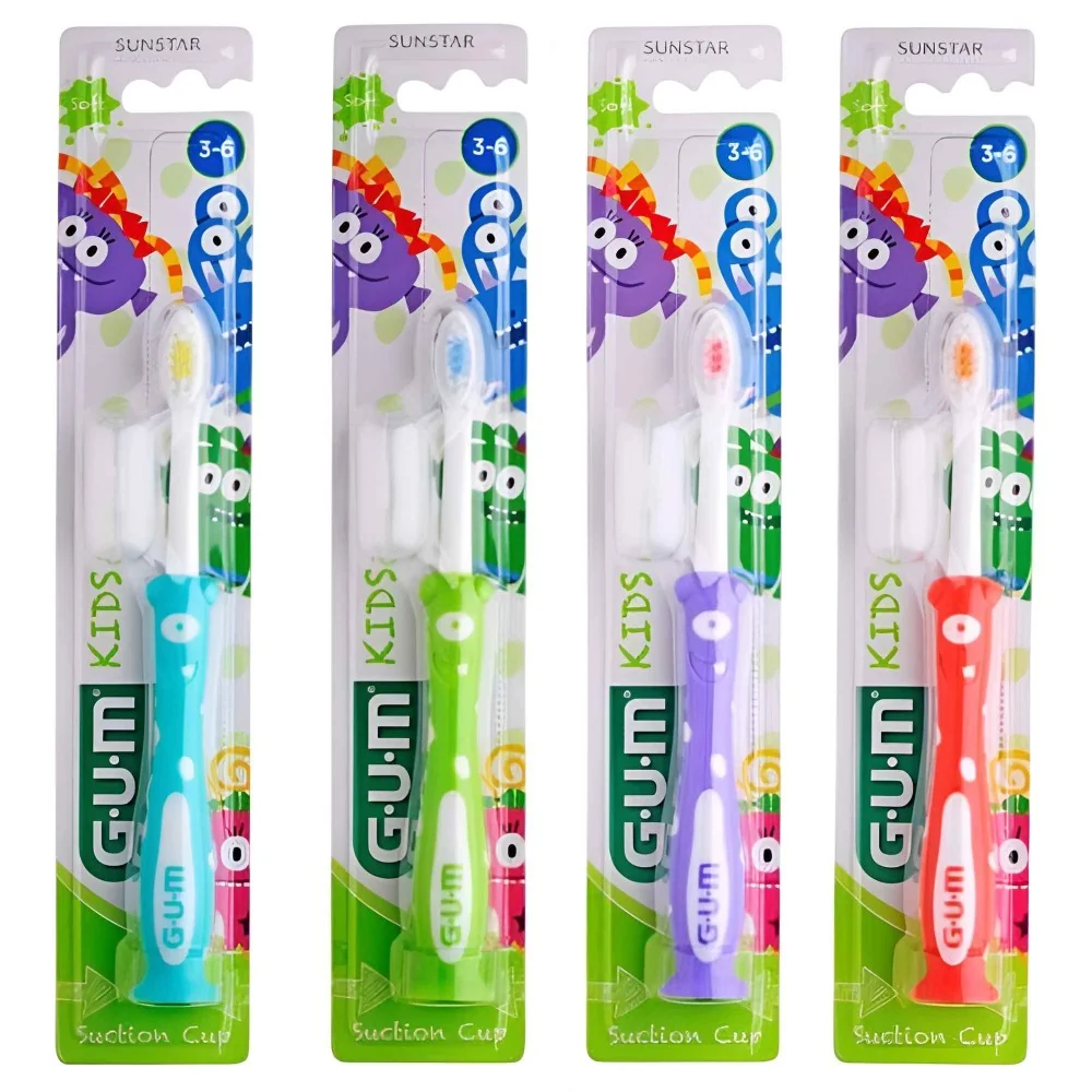 GUM - BROSSE À DENTS KIDS SOUPLE 3-6 ANS 901 pour Hygiène