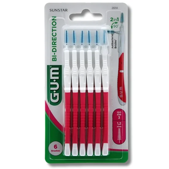 GUM - BI DIRECTION BOITE DE 6 2614 pour Hygiène