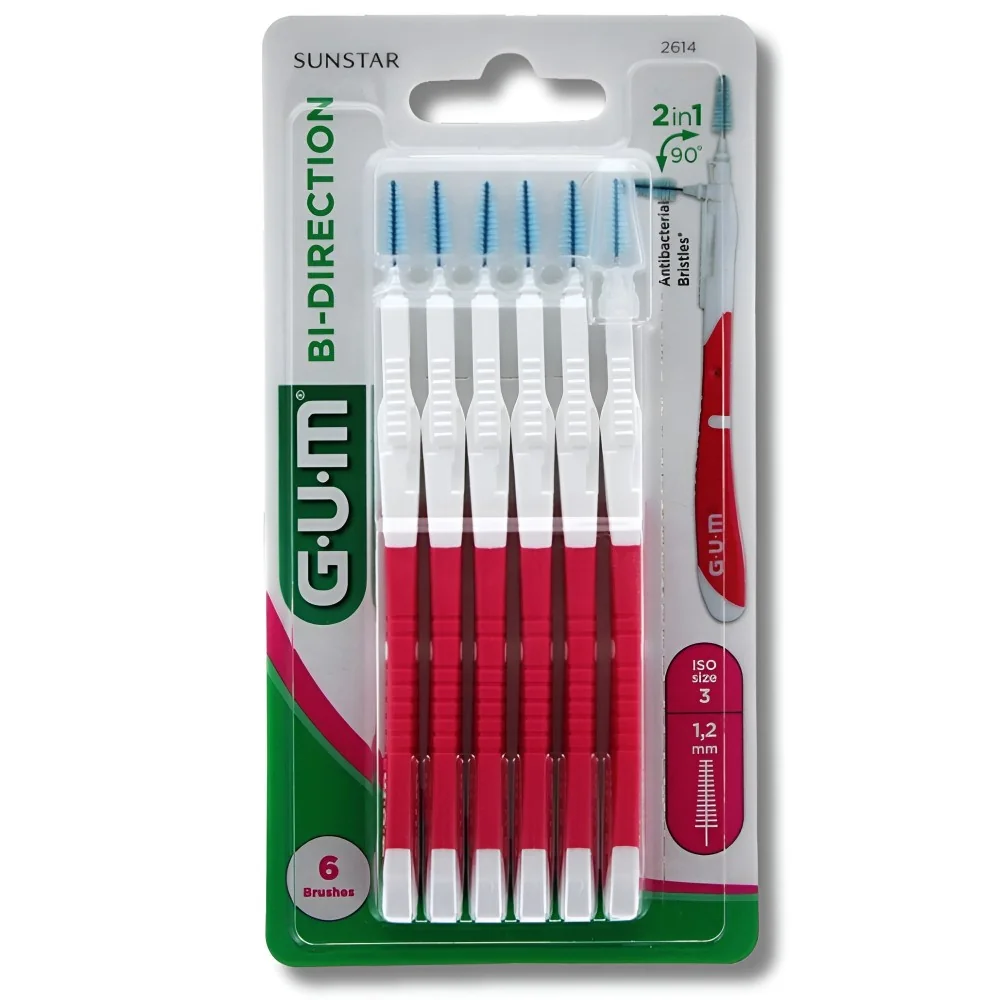 GUM - BI DIRECTION BOITE DE 6 2614 pour Hygiène