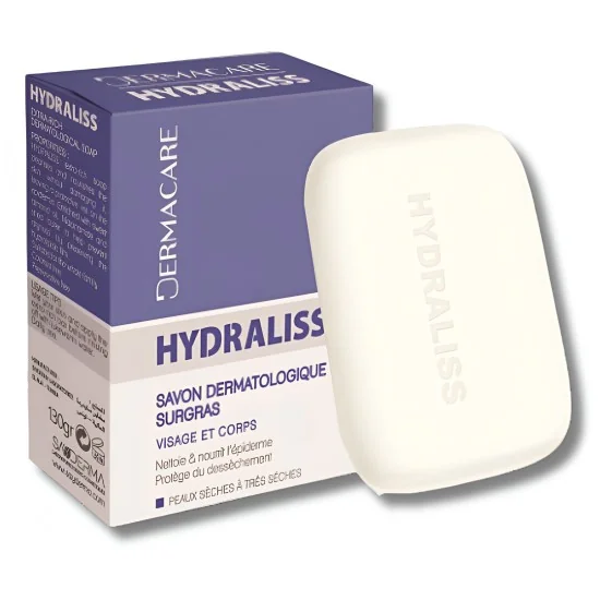 DERMACARE - SAVON DERMATOLOGIQUE SURGRAS HYDRALISS 130 GR pour Soins