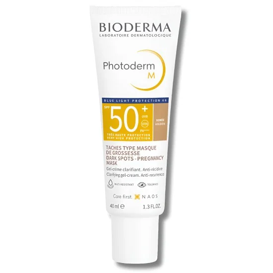 BIODERMA PHOTODERM M - GEL CREME TEINTE DOREE SPF50+ 40ML pour Beauté