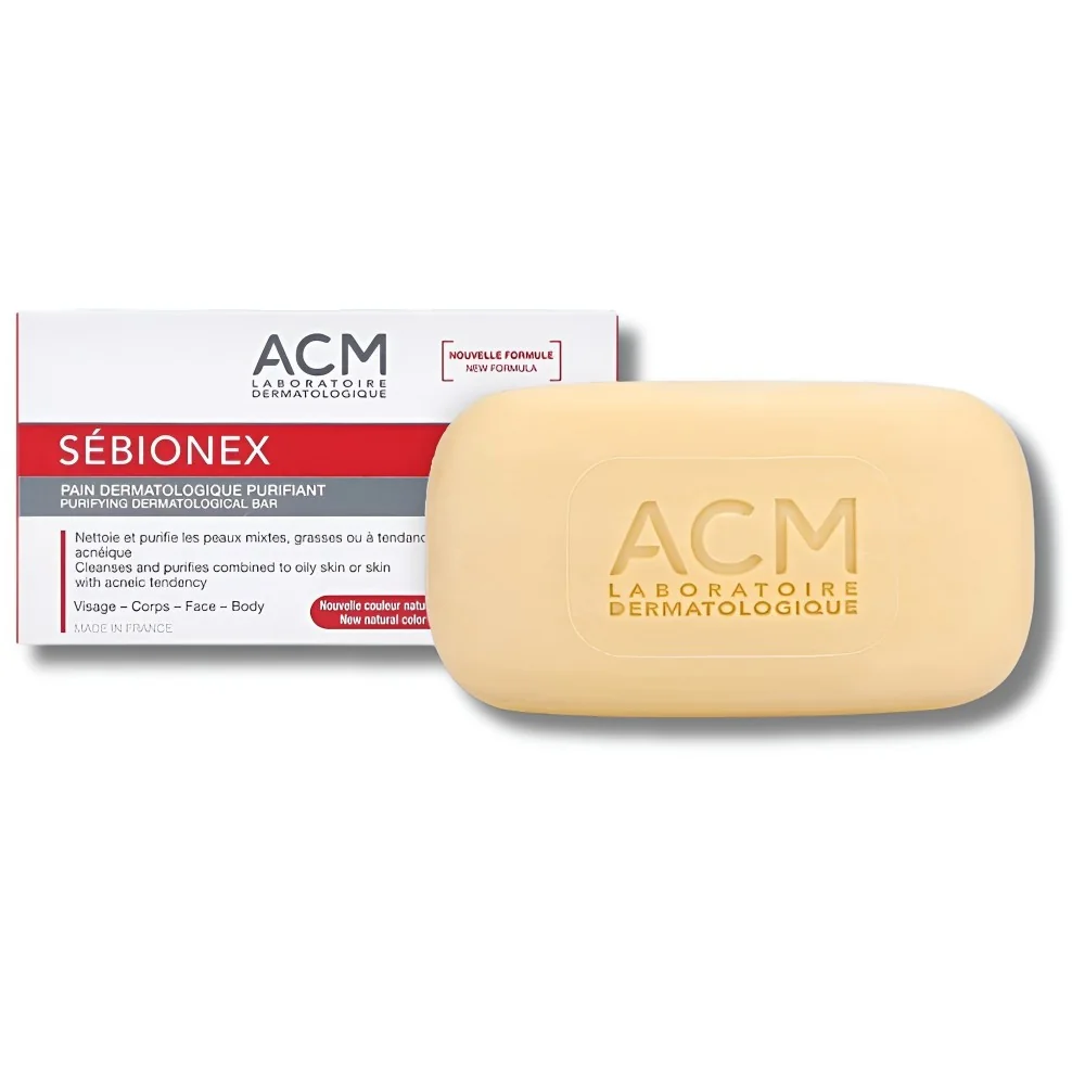 ACM SÉBIONEX - PAIN DERMATOLOGIQUE PURIFIANT 100 G pour Beauté