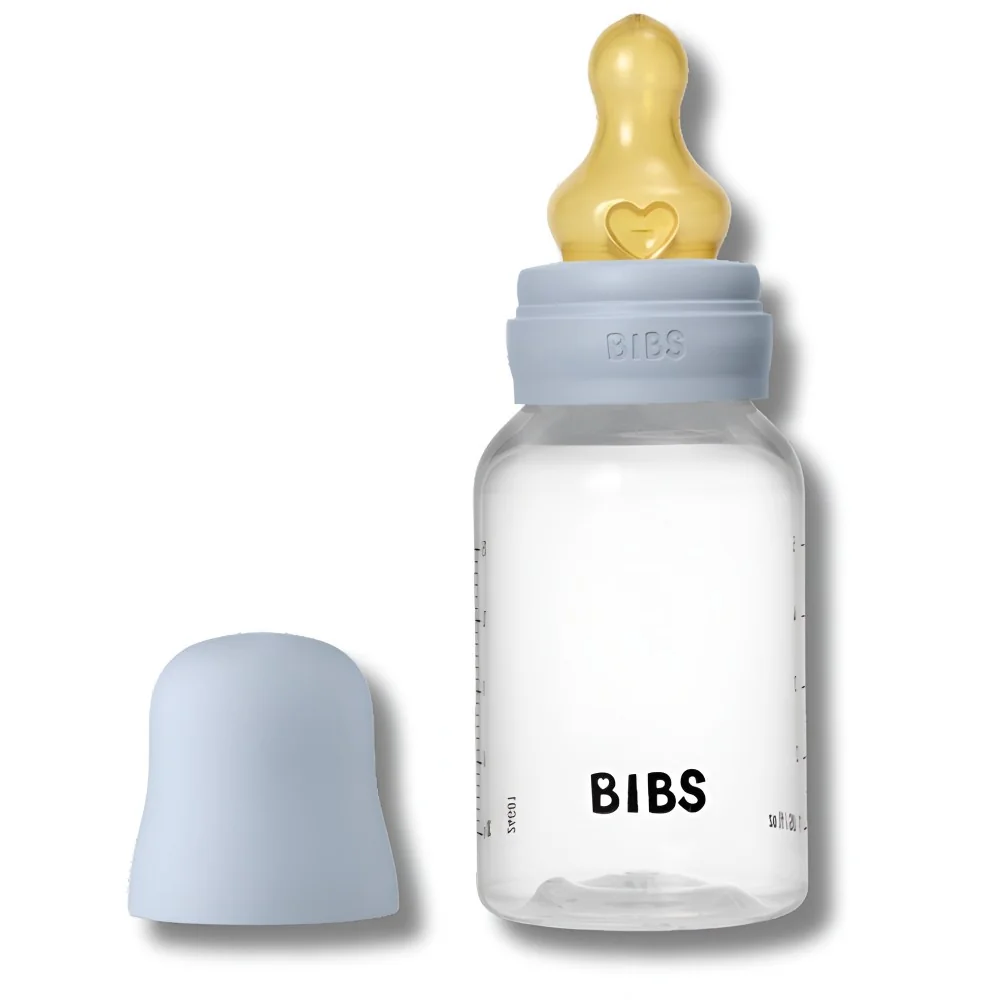 BIBS - BIBERON LATEX SLOW FLOW BLUE 150ML pour Maman et bébé