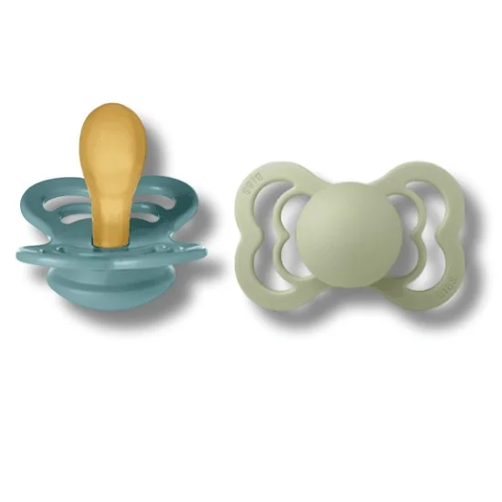 BIBS - LOT DE 2 SUCETTES SUPREME PACIFIER ISLAND SEA SAGE 2EME AGE ...