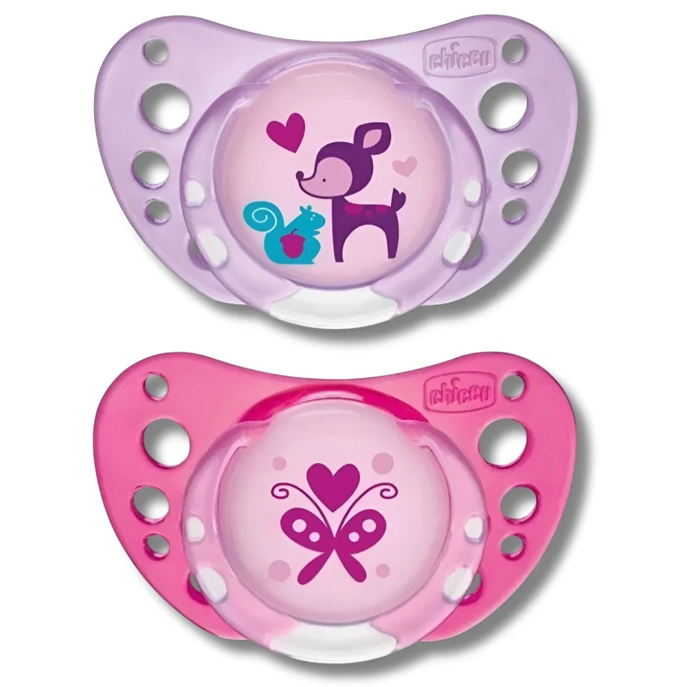 CHICCO - LOT DE 2 SUCETTES PHYSIO FORMA 6-16MOIS pour Maman et bébé
