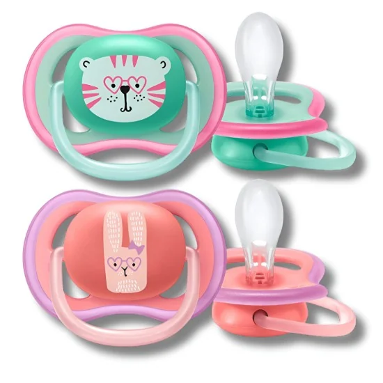 PHILIPS AVENT - 2 SUCETTES ULTRA AIR +18MOIS pour Maman et bébé
