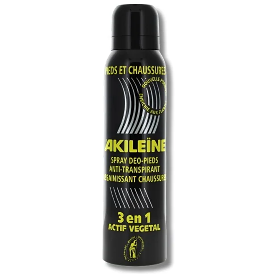 AKILEINE - SPRAY NOIR DEODORANT PIEDS ANTI TRANSPIRANT 150ML pour H...