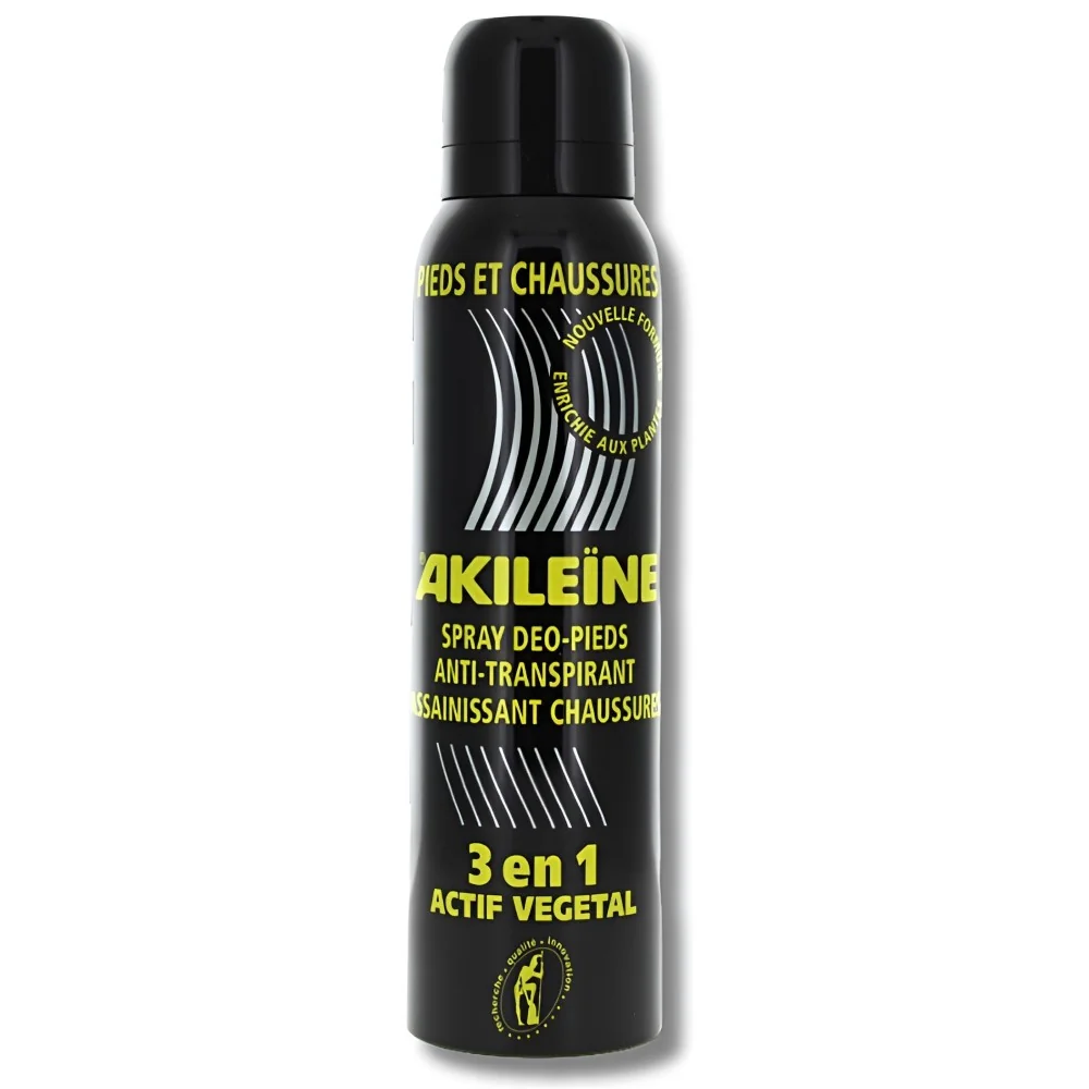 AKILEINE - SPRAY NOIR DEODORANT PIEDS ANTI TRANSPIRANT 150ML pour H...