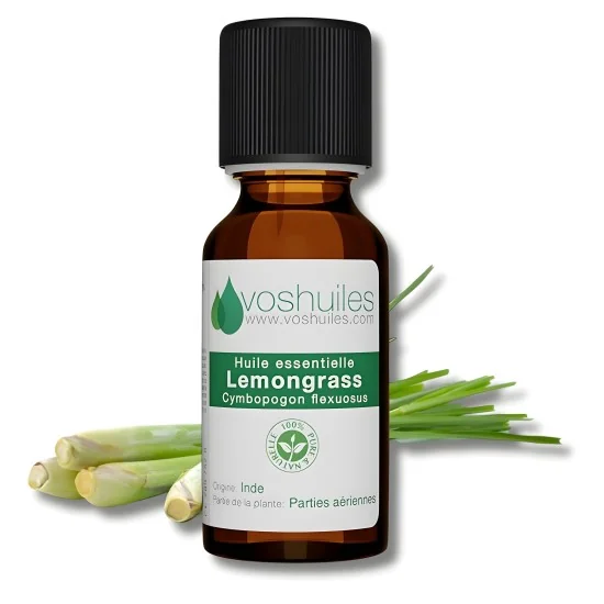 VOSHUILES - HUILE ESSENTIELLE DE LEMONGRASS pour Soins