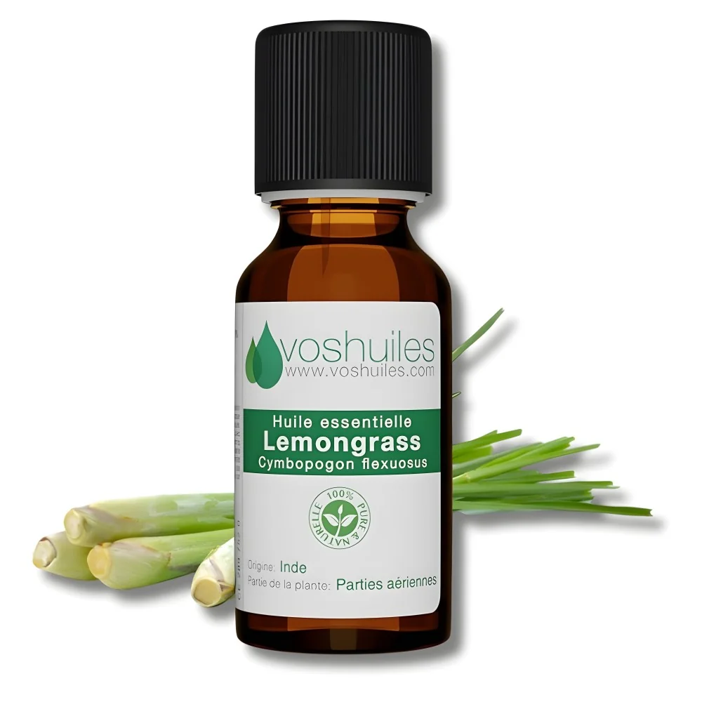 VOSHUILES - HUILE ESSENTIELLE DE LEMONGRASS pour Soins