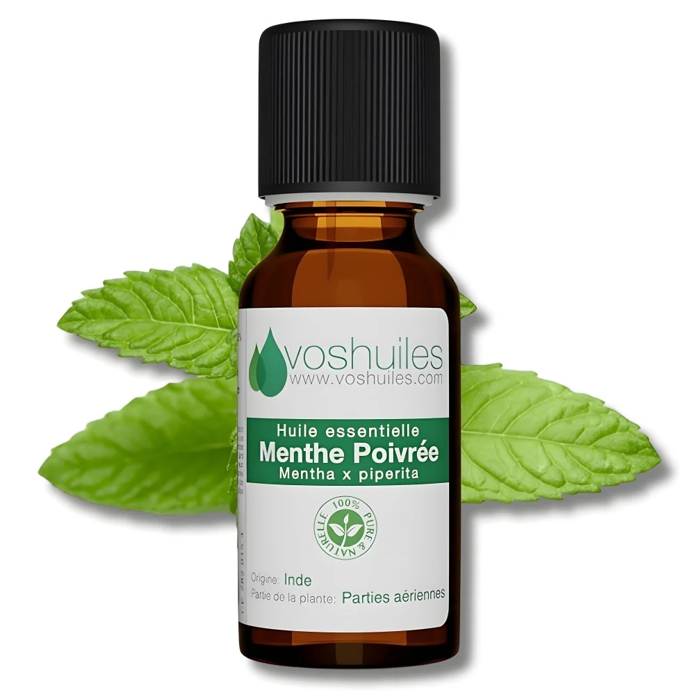 VOSHUILES - HUILE ESSENTIELLE MENTHE POIVREE 10ML pour Accueil