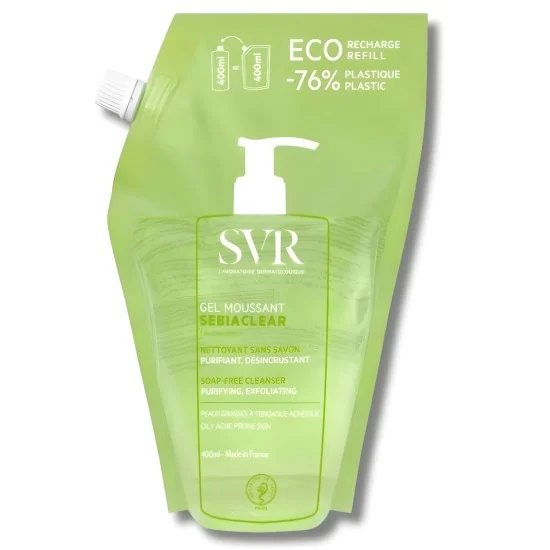 SVR SEBIACLEAR - GEL MOUSSANT RECHARGE 400ML pour Beauté